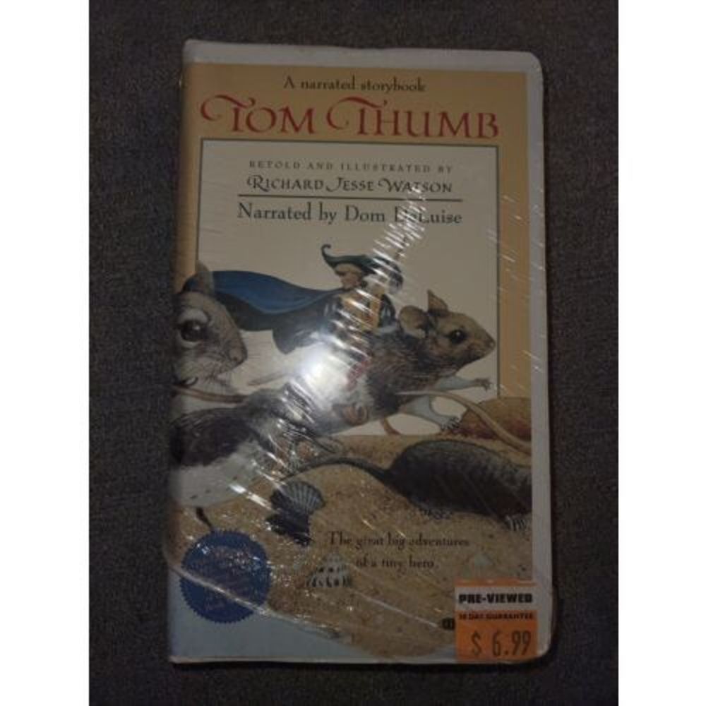 Tom Thumb (VHS, 1991)(Animation)(Children) Narrated by Dom DeLuise!